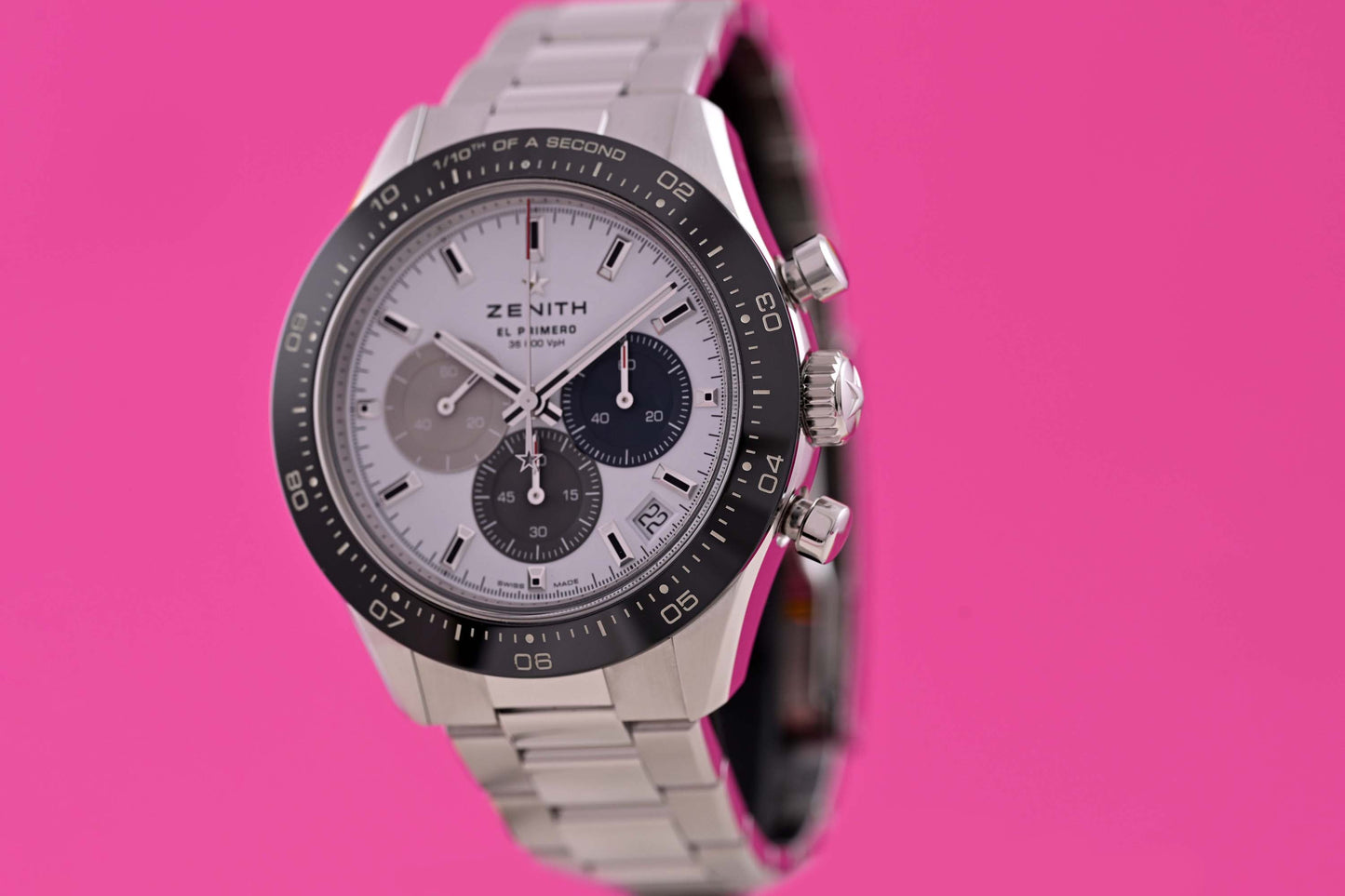 Zenith Chronomaster Sport Steel - Silver Dial - Full Set
