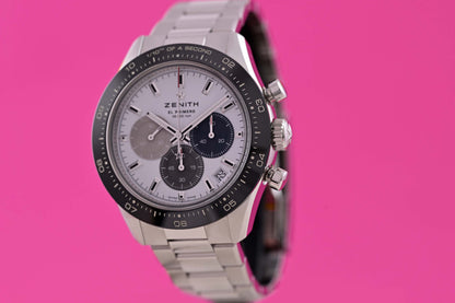 Zenith Chronomaster Sport Steel - Silver Dial - Full Set