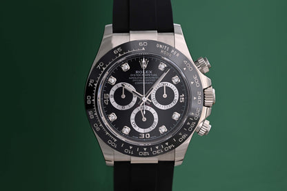 Rolex Daytona Weißgold 116519LN - Black Dia Dial - Full Set