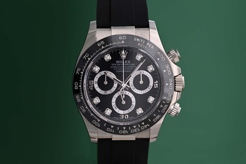 Rolex Daytona Weißgold 116519LN - Black Dia Dial - Full Set