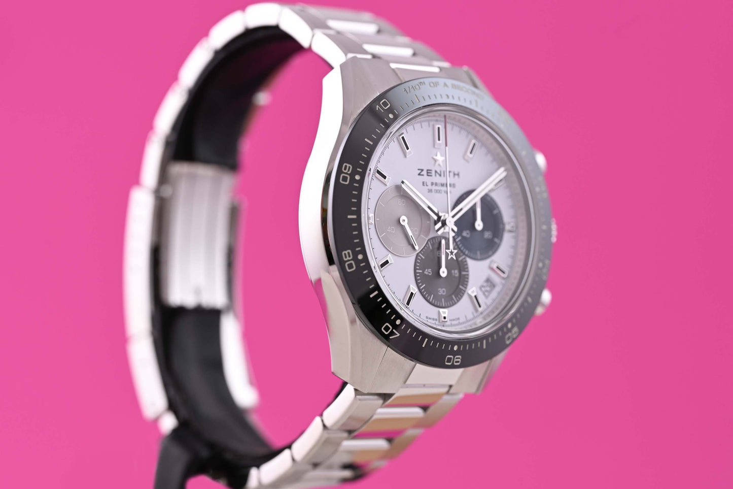 Zenith Chronomaster Sport Steel - Silver Dial - Full Set