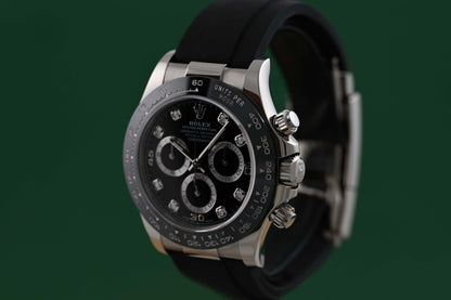 Rolex Daytona Weißgold 116519LN - Black Dia Dial - Full Set