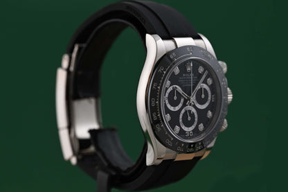 Rolex Daytona Weißgold 116519LN - Black Dia Dial - Full Set