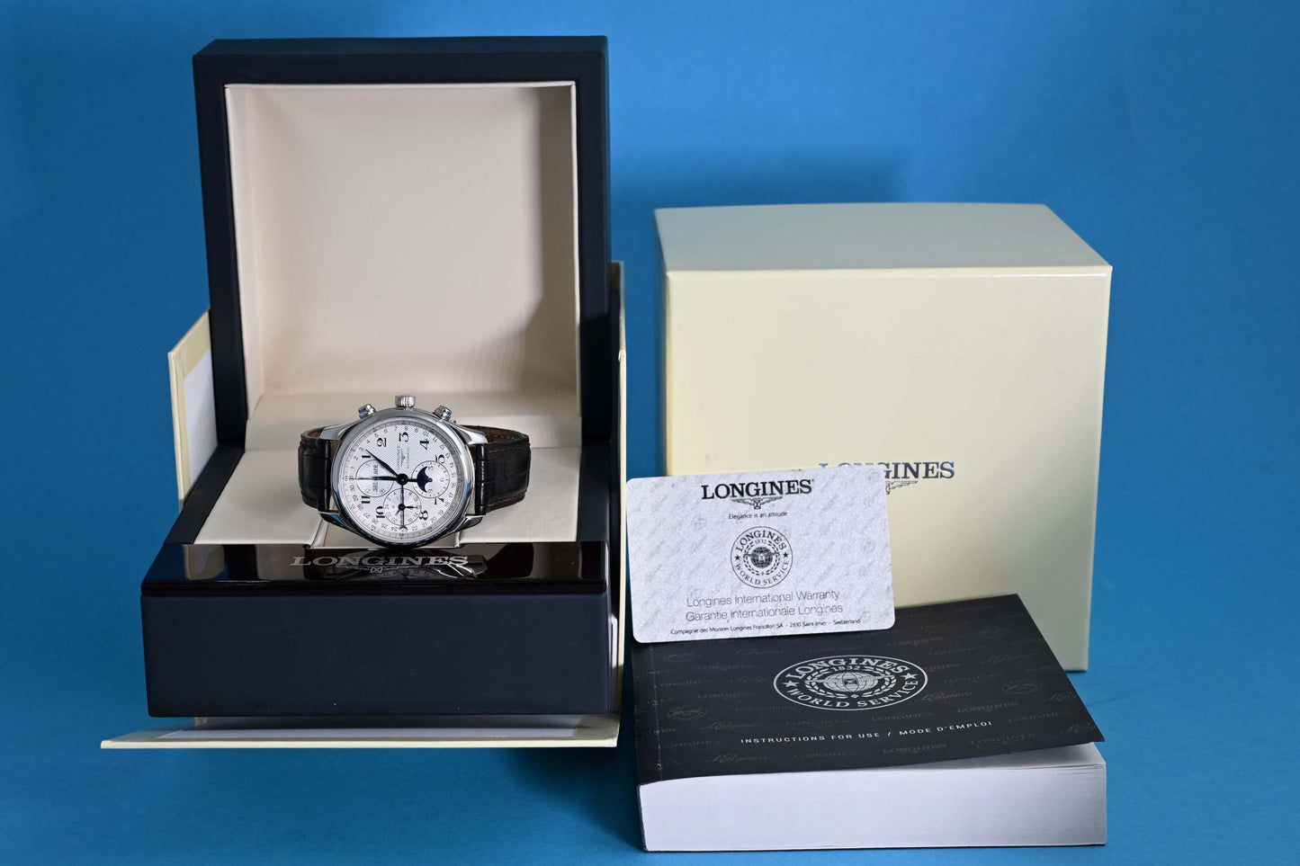 Longines Master Collection Chrono Moonphase - Full Set