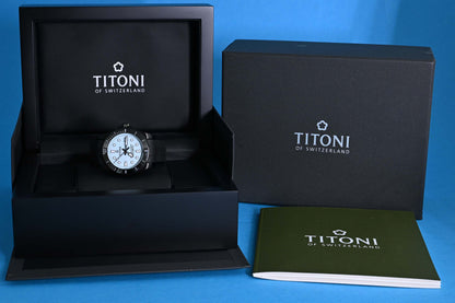 Titoni Seascoper 300 Ice Blue Limited Edition - Full Set