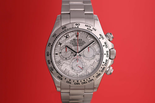 Rolex Daytona Weißgold 116509 - Meteorit Dial - Full Set