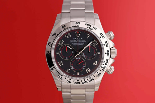 Rolex Daytona White Gold 116509 - Racing Dial - Full Set - LC100
