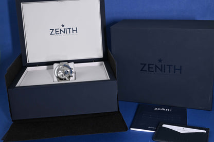 Zenith Chronomaster Sport Steel - Silver Dial - Full Set