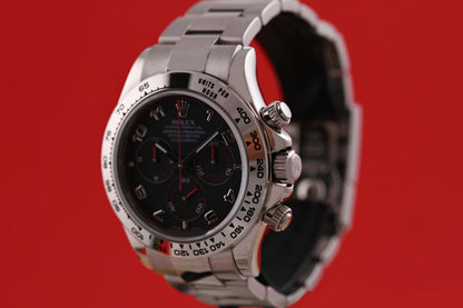 Rolex Daytona White Gold 116509 - Racing Dial - Full Set - LC100