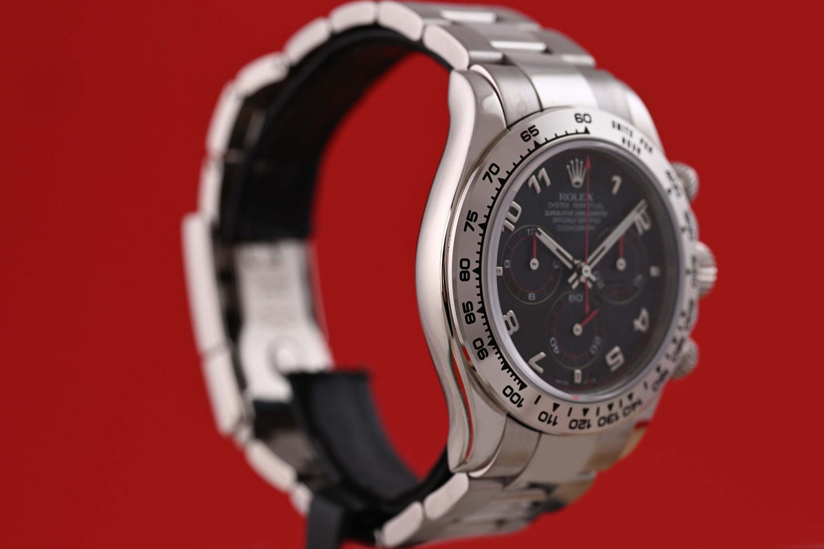 Rolex Daytona White Gold 116509 - Racing Dial - Full Set - LC100