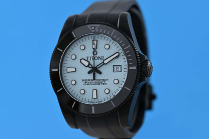 Titoni Seascoper 300 Ice Blue Limited Edition - Full Set