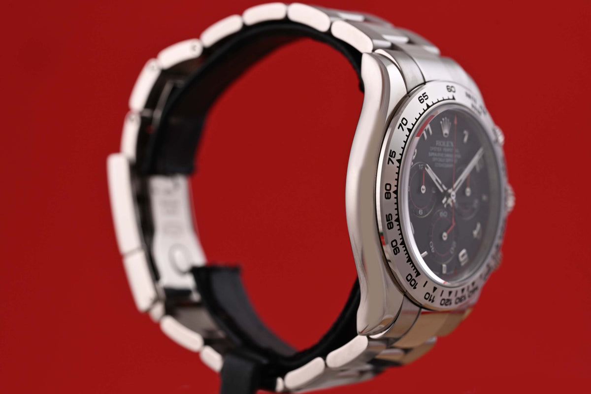 Rolex Daytona White Gold 116509 - Racing Dial - Full Set - LC100