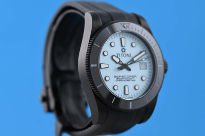 Titoni Seascoper 300 Ice Blue Limited Edition - Full Set