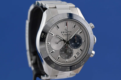 Zenith Chronomaster Sport Steel - Silver Dial - Full Set