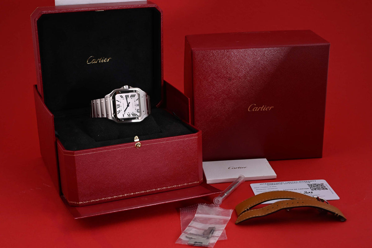 Cartier Santos Large - Full Set - WSSA0018