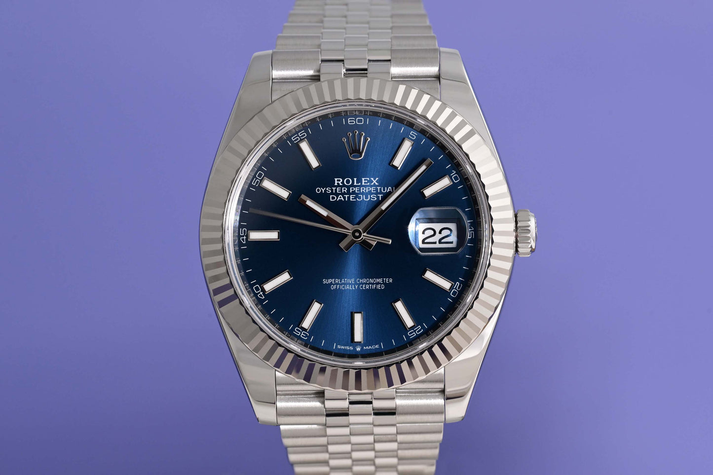 Rolex Datejust 41 - 126334 Blue Dial - Full Set