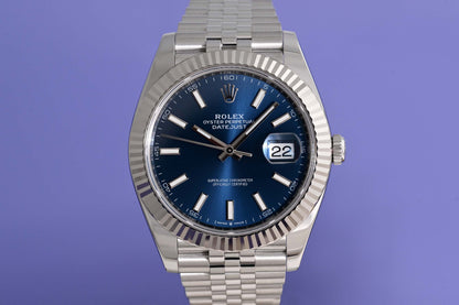 Rolex Datejust 41 - 126334 Blue Dial - Full Set