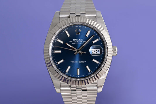 Rolex Datejust 41 - 126334 Blue Dial - Full Set