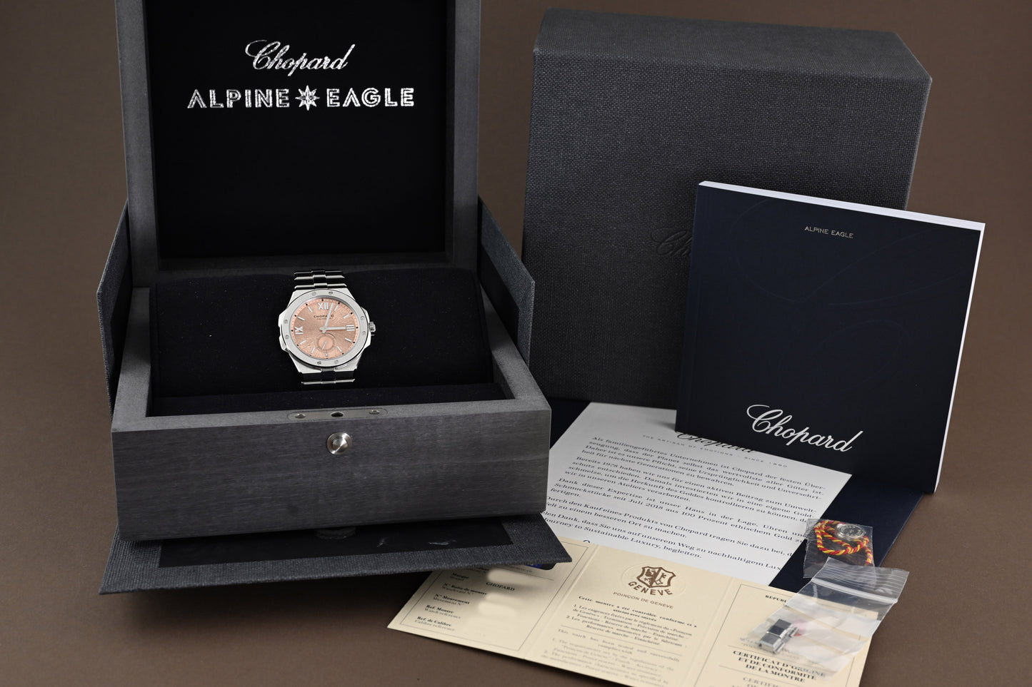 Chopard Alpine Eagle XPS - Full Set - Monte Rosa Pink Dial - NEW