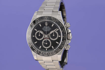 Rolex Daytona 126500LN - Black Dial - Full Set - 2024 - Like NEW