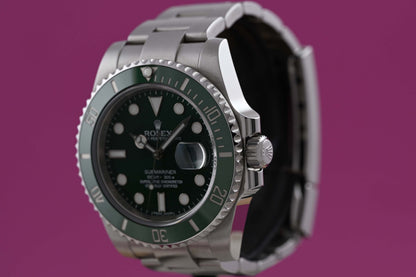 Rolex Submariner 116610LV - Full Set - Hulk