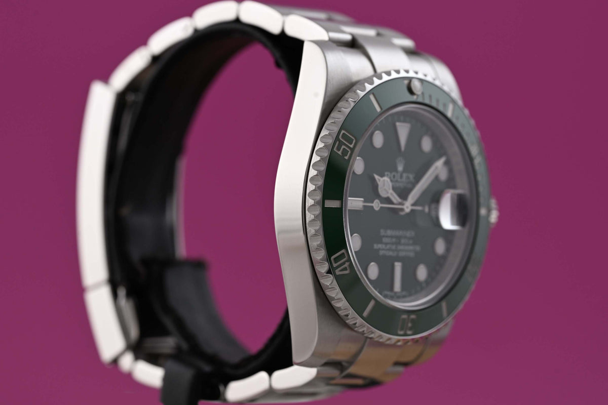 Rolex Submariner 116610LV - Full Set - Hulk