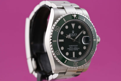Rolex Submariner 116610LV - Full Set - Hulk