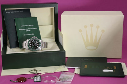 Rolex Submariner 116610LV - Full Set - Hulk