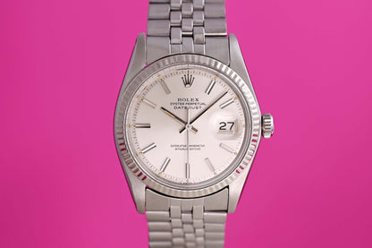 Rolex Oyster Perpetual Datejust 1601 - Silver Dial