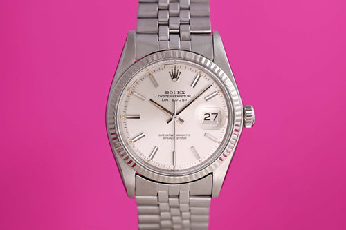 Rolex Oyster Perpetual Datejust 1601 - Silver Dial