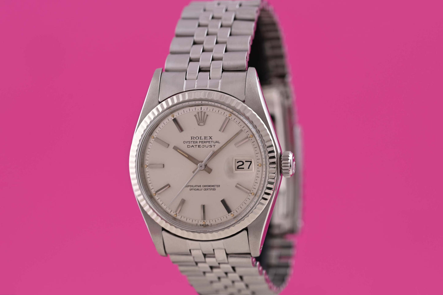 Rolex Oyster Perpetual Datejust 1601 - Silver Dial