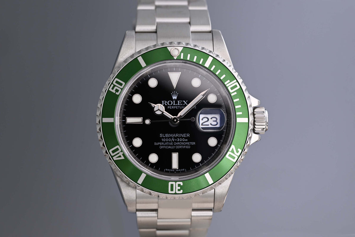 Rolex Submariner 16610LV - Full Set - Kermit - LC100