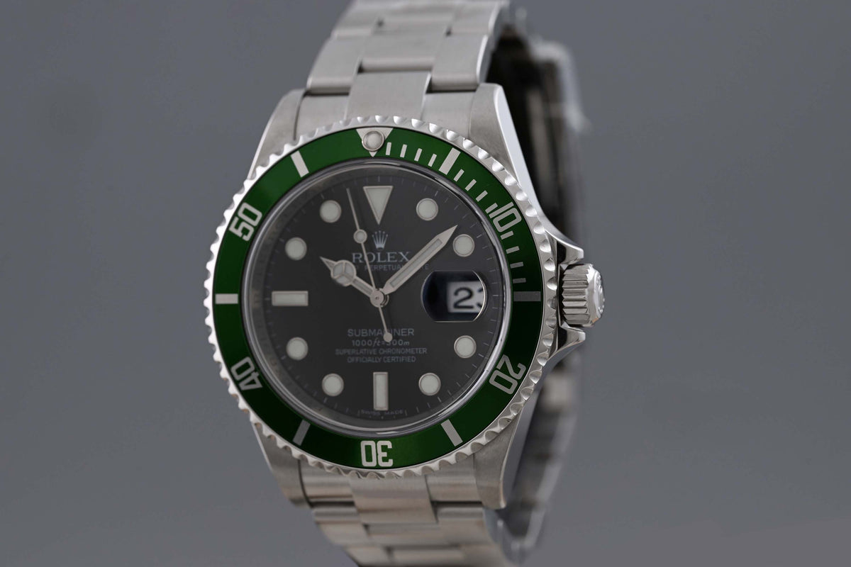 Rolex Submariner 16610LV - Full Set - Kermit - LC100