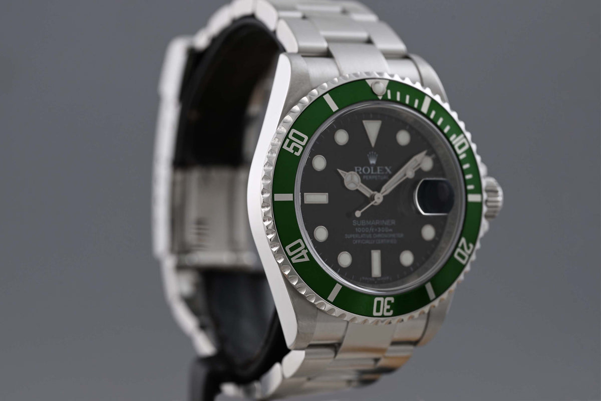 Rolex Submariner 16610LV - Full Set - Kermit - LC100