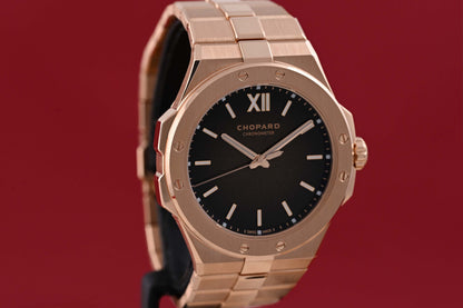 Chopard Alpine Eagle 41 XP CS Gold - Full Set - Shades of Wood Dial