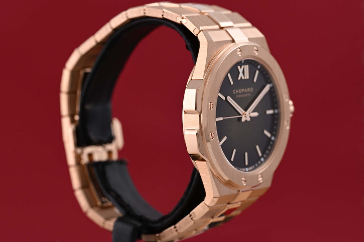 Chopard Alpine Eagle 41 XP CS Gold - Full Set - Shades of Wood Dial
