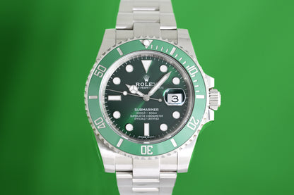 Rolex Submariner 116610LV - Full Set - Hulk - LC 100