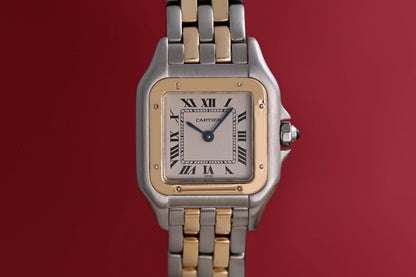 Cartier Panthère - Stahl/Gold - 2 Row