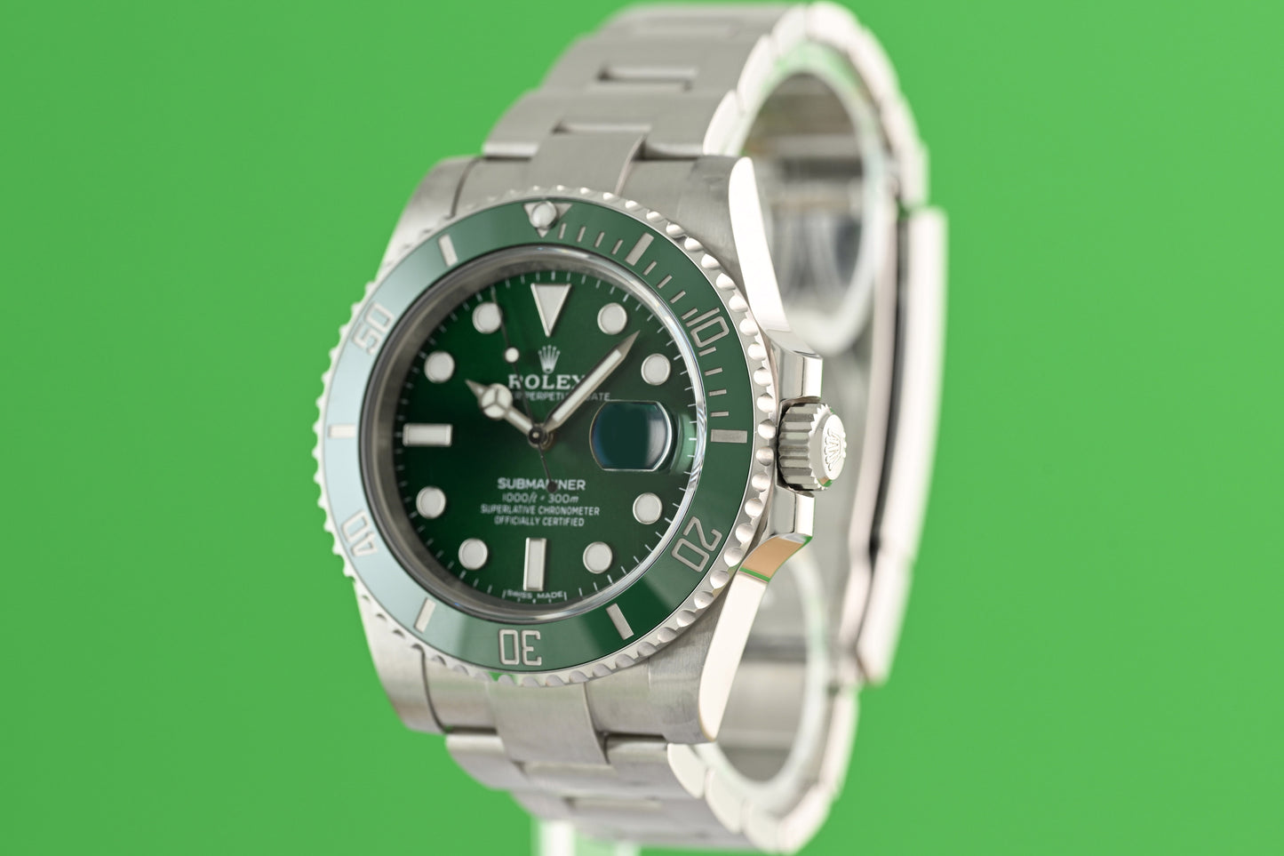 Rolex Submariner 116610LV - Full Set - Hulk - LC 100