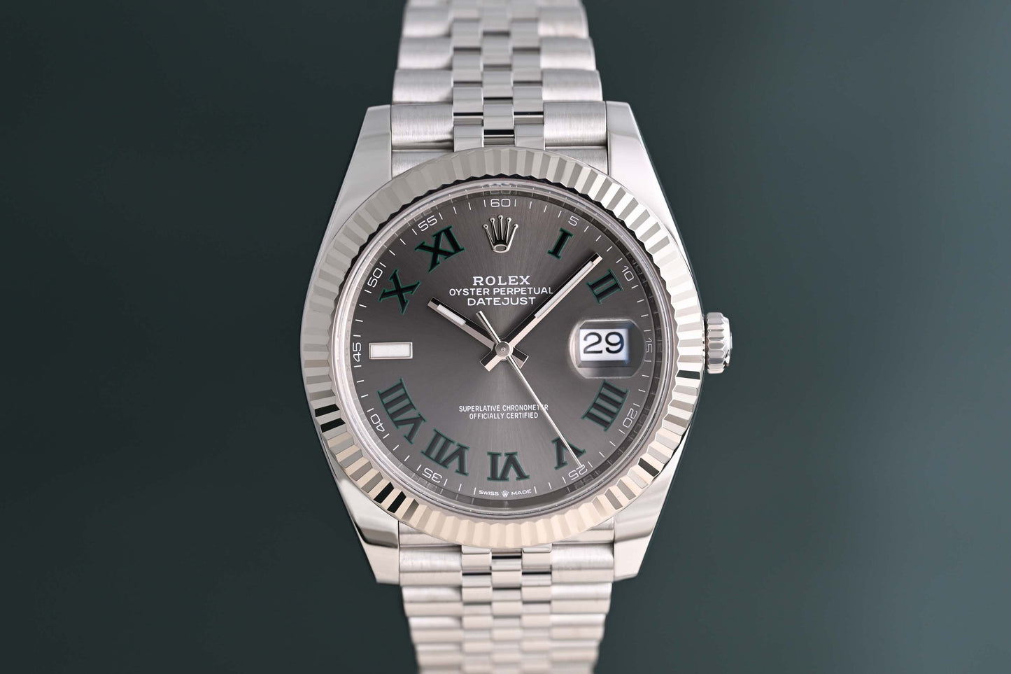 Rolex Datejust 41 - 126334 Wimbledon - Full Set - 2021