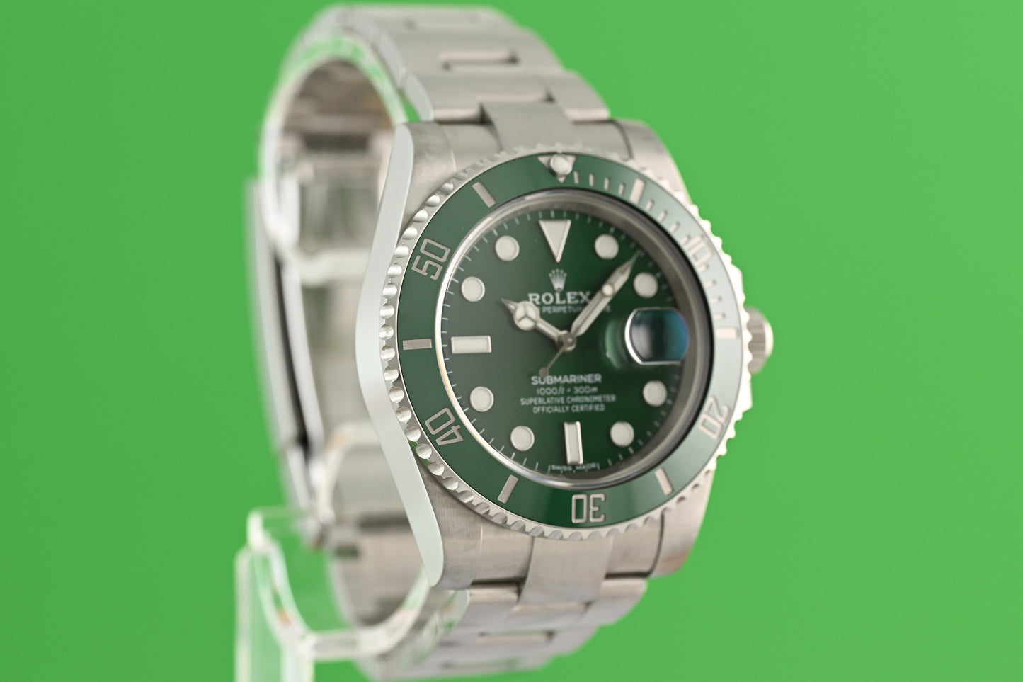Rolex Submariner 116610LV - Full Set - Hulk - LC 100