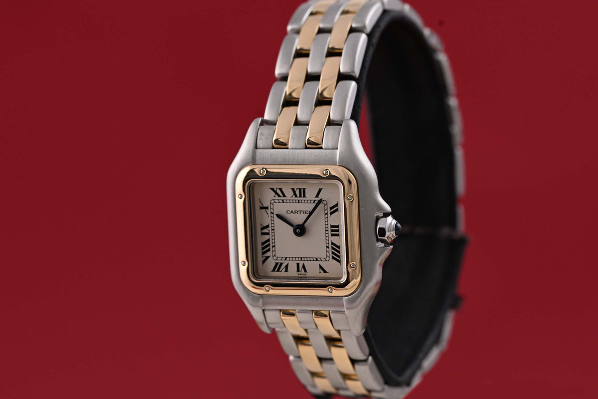 Cartier Panthère - Stahl/Gold - 2 Row