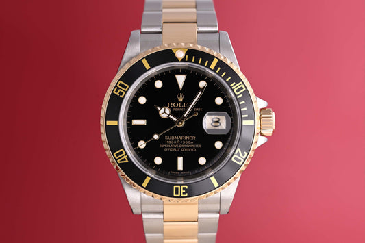 Rolex Submariner 16613 Stahl/Gold - Black Dial - Full Set - LC100 - Baujahr 2007
