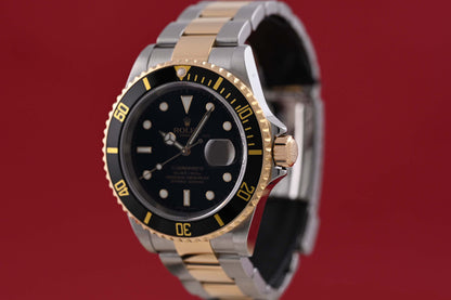 Rolex Submariner 16613 Stahl/Gold - Black Dial - Full Set - LC100 - Baujahr 2007