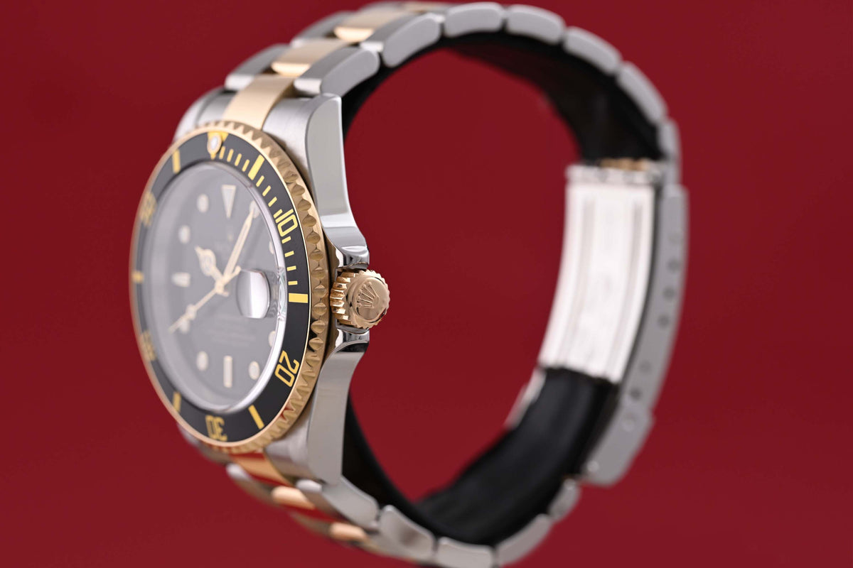 Rolex Submariner 16613 Stahl/Gold - Black Dial - Full Set - LC100 - Baujahr 2007
