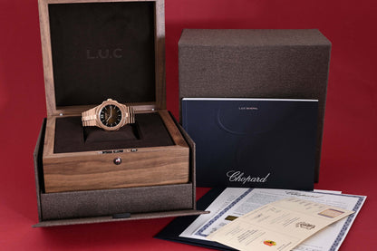 Chopard Alpine Eagle 41 XP CS Gold - Full Set - Shades of Wood Dial