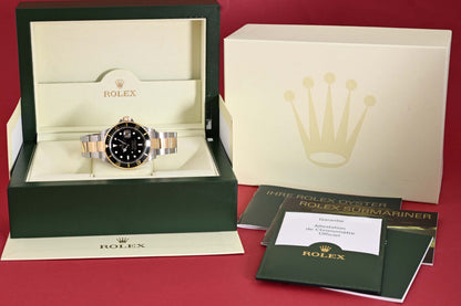 Rolex Submariner 16613 Stahl/Gold - Black Dial - Full Set - LC100 - Baujahr 2007