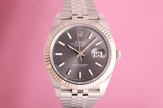 Rolex Datejust 41 - 126334 Rhodium Dial - Full Set