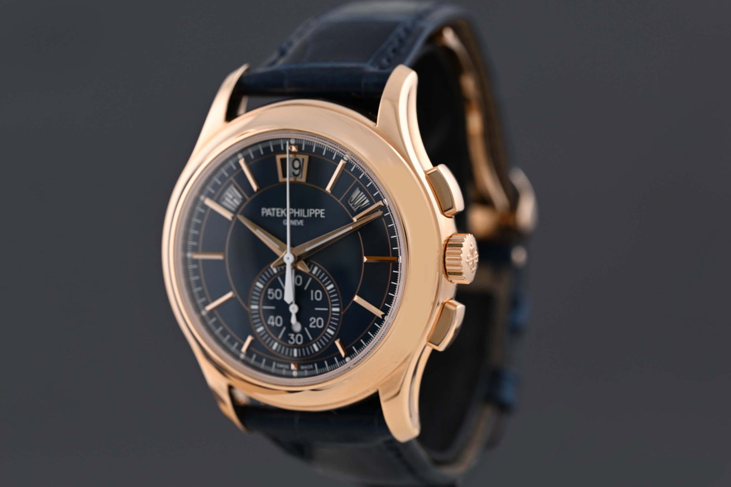 Patek Philippe Annual Calendar Chronograph - 5905R-010 - Rose Gold - Blue Dial - 2026