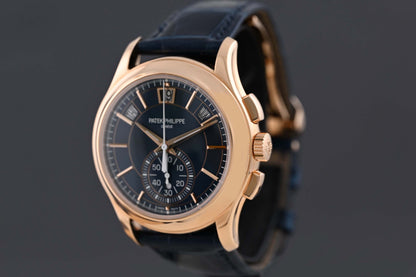 Patek Philippe Annual Calendar Chronograph - 5905R-010 - Rose Gold - Blue Dial - 2026